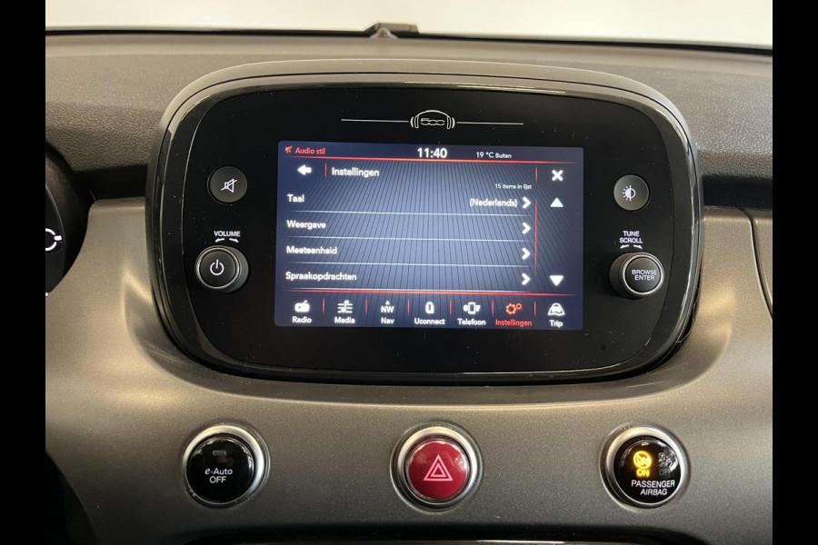 Fiat 500X Cross 1.3 Turbo 150pk Aut. Sport Airco Full LED Navi DAB+ 18"LM Velgen Half Leder ADAS Adaptive Cruise PDC VA + Camera