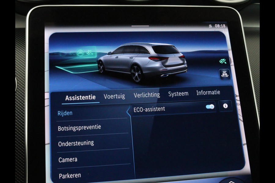 Mercedes-Benz C-Klasse 300e AMG Night | Adaptive cruise | Stoelverwarming | Trekhaak | Carplay | Camera | Sfeerverlichting | Full LED