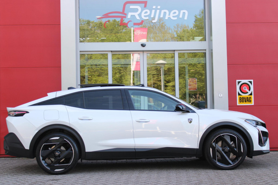 Peugeot 408 1.6 HYbrid 225PK GT **ALLE OPTIES** | PANORAMISCH SCHUIF/KANTEL DAK | MATRIX LED KOPLAMPEN | VOLLEDIG LEDEREN BEKLEDING | STOELEN ELEKTRISCH VERSTELBAAR MET VERWARMING EN MASSAGE| BESTUURDERSTOEL MET GEHEUGEN | FOCAL AUDIO SYSTEM | NIGHT VISION | ELEKTRISCH BEDIENBARE ACHTERKLEP | ADAPTIVE CRUISE CONTROL | 20" LICHTMETAAL MONOLITHE | STUUR EN VOORRUIT VERWARMING | DRAADLOZE APPLE CARPLAY/ANDROID AUTO | NAVIGATIE | DRAADLOZE TELEFOONLADER | 360˚ CAMERA | KEYLESS ENTRY/START | PARKEERSENSOREN VOOR EN ACHTER |