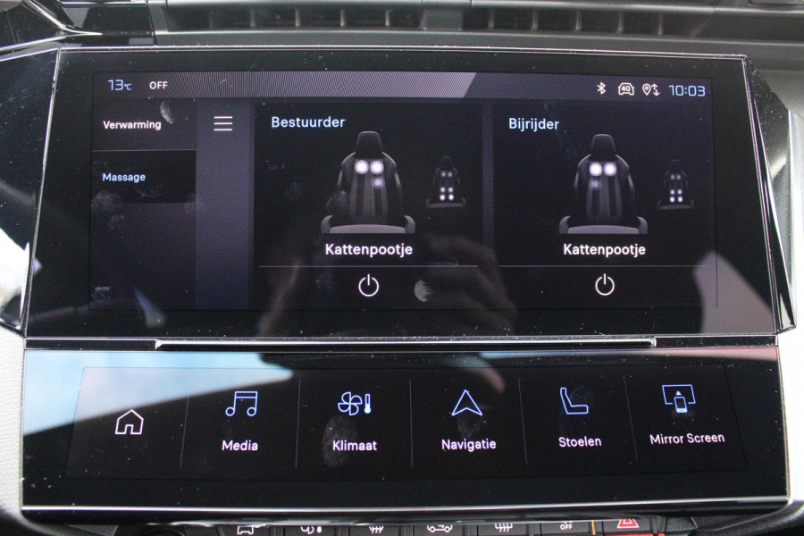 Peugeot 408 1.6 HYbrid 225PK GT **ALLE OPTIES** | PANORAMISCH SCHUIF/KANTEL DAK | MATRIX LED KOPLAMPEN | VOLLEDIG LEDEREN BEKLEDING | STOELEN ELEKTRISCH VERSTELBAAR MET VERWARMING EN MASSAGE| BESTUURDERSTOEL MET GEHEUGEN | FOCAL AUDIO SYSTEM | NIGHT VISION | ELEKTRISCH BEDIENBARE ACHTERKLEP | ADAPTIVE CRUISE CONTROL | 20" LICHTMETAAL MONOLITHE | STUUR EN VOORRUIT VERWARMING | DRAADLOZE APPLE CARPLAY/ANDROID AUTO | NAVIGATIE | DRAADLOZE TELEFOONLADER | 360˚ CAMERA | KEYLESS ENTRY/START | PARKEERSENSOREN VOOR EN ACHTER |