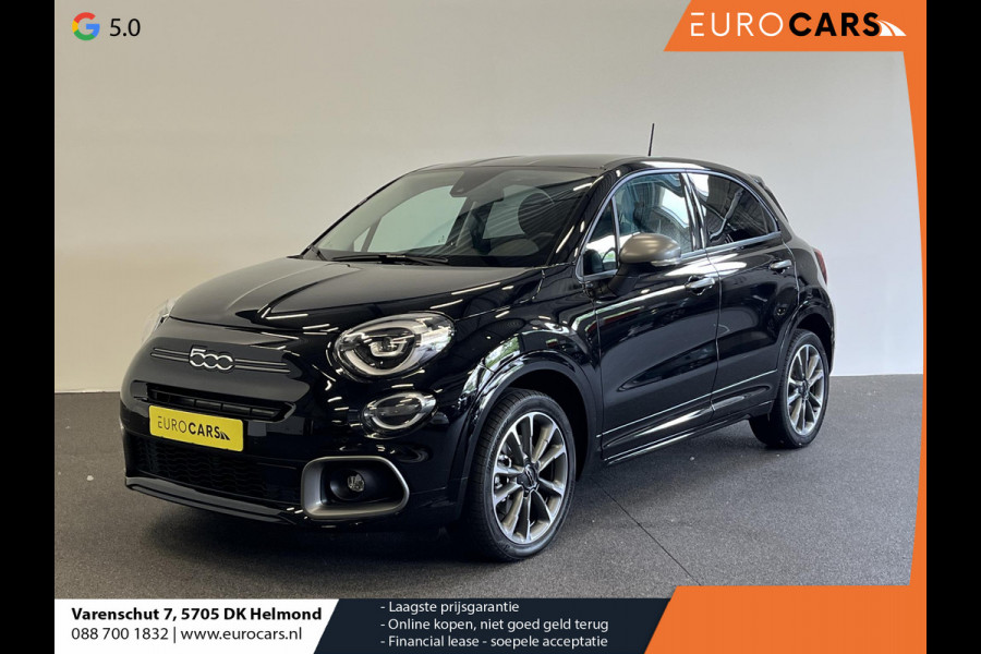 Fiat 500X Cross 1.3 Turbo 150pk Aut. Sport Airco Full LED Navi DAB+ 18"LM Velgen Half Leder ADAS Adaptive Cruise PDC VA + Camera