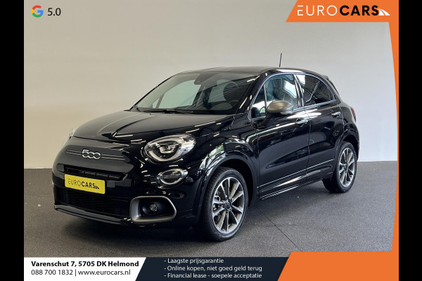 Fiat 500X Cross 1.3 Turbo 150pk Aut. Sport Airco Full LED Navi DAB+ 18"LM Velgen Half Leder ADAS Adaptive Cruise PDC VA + Camera