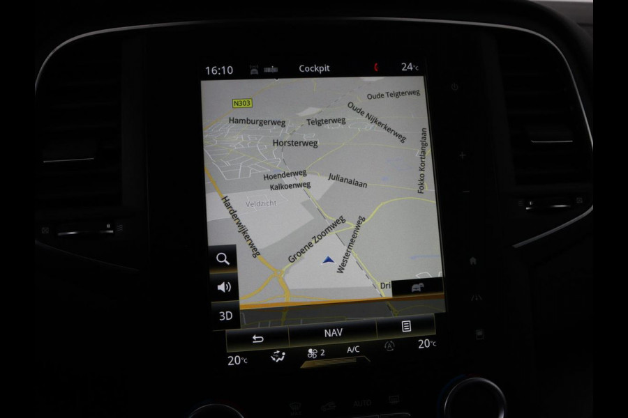 Renault MEGANE Estate 1.2 TCe GT-Line | Leder | Stoelverwarming | Camera | Cruise control | Trekhaak | LED | Navigatie | Sfeerverlichting | BOSE audio