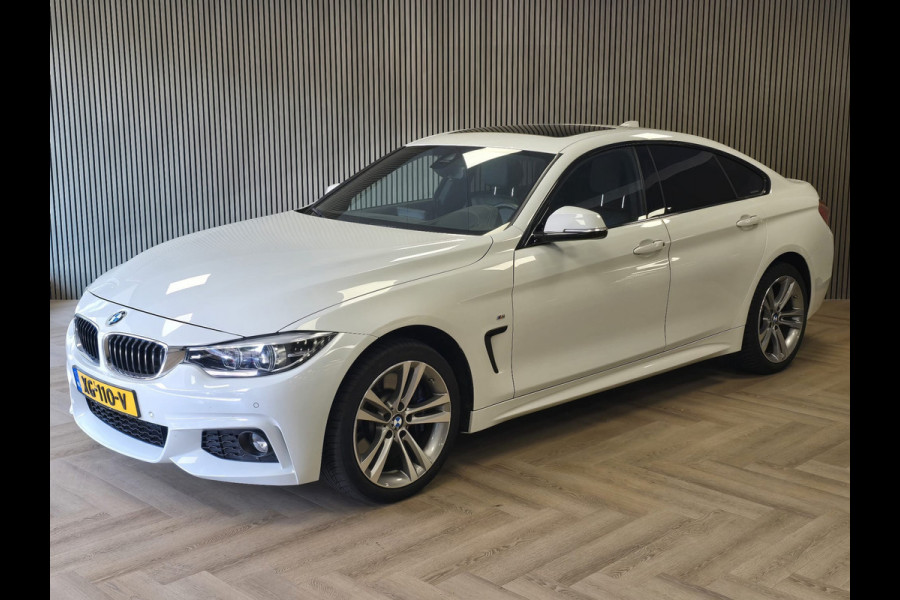 BMW 4 Serie Gran Coupé 430i xDrive High Executive CRUISE NAVI PARKEERSENSOREN OPEN DAK STOELVERWARMING LEER