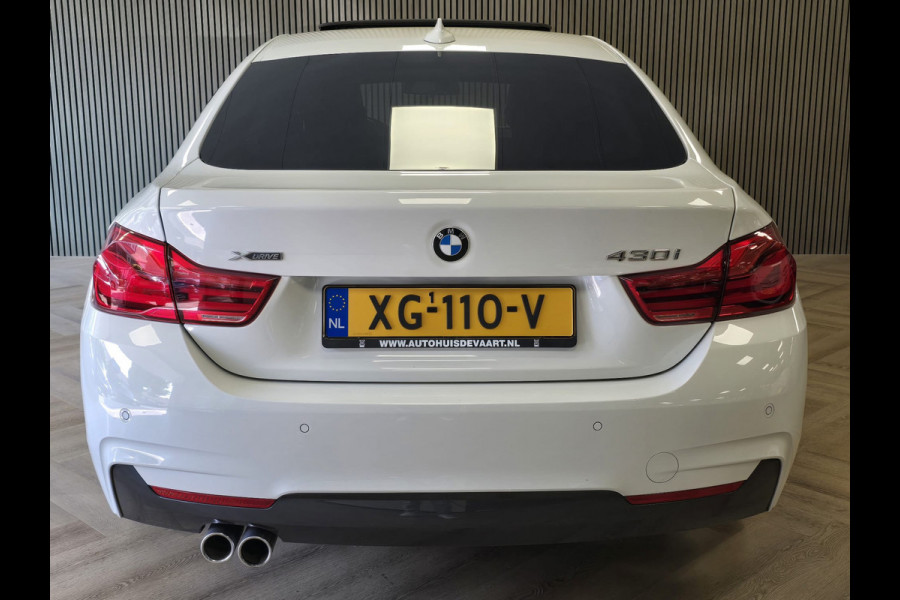 BMW 4 Serie Gran Coupé 430i xDrive High Executive CRUISE NAVI PARKEERSENSOREN OPEN DAK STOELVERWARMING LEER