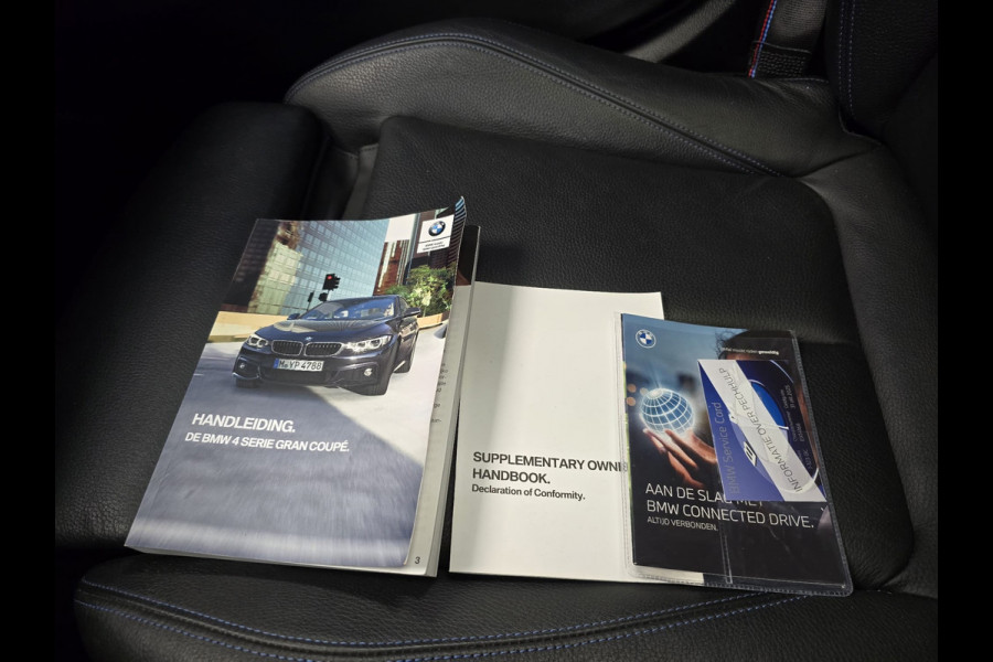 BMW 4 Serie Gran Coupé 430i xDrive High Executive CRUISE NAVI PARKEERSENSOREN OPEN DAK STOELVERWARMING LEER