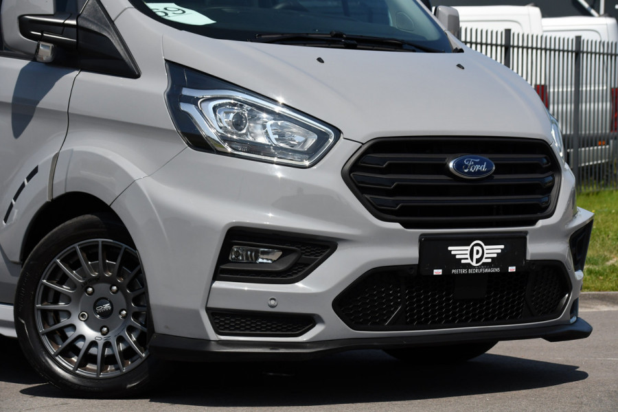 Ford Transit Custom 320 2.0 TDCI L1H1 MS-RT DC Adaptieve Cruise, Camera, Carplay, LED, Leder, Carbon, 170PK, Automaat, Stoelverwarming, Uniek!