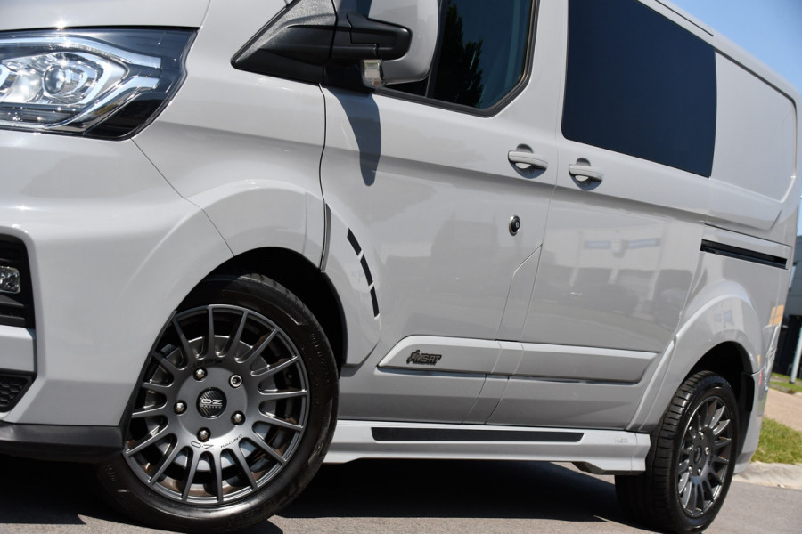 Ford Transit Custom 320 2.0 TDCI L1H1 MS-RT DC Adaptieve Cruise, Camera, Carplay, LED, Leder, Carbon, 170PK, Automaat, Stoelverwarming, Uniek!