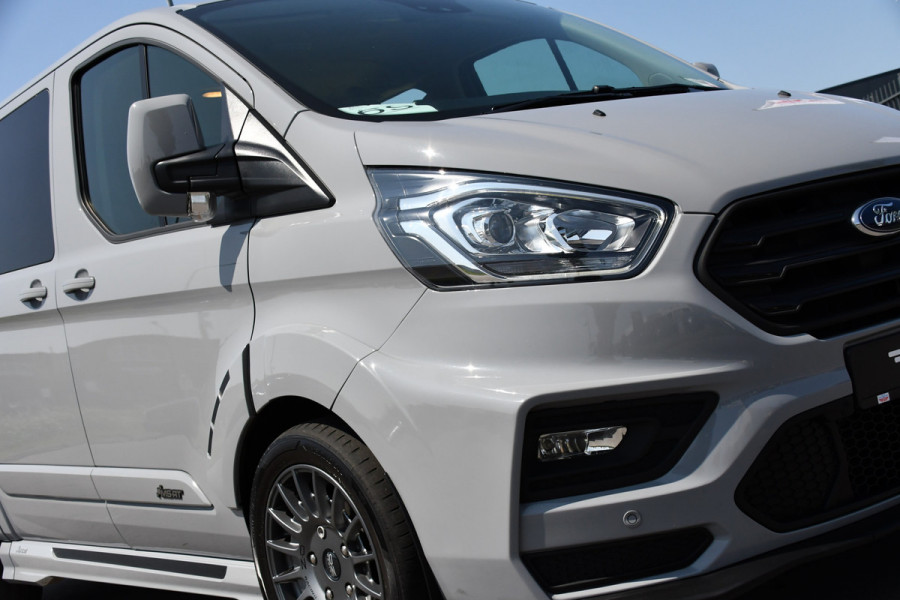 Ford Transit Custom 320 2.0 TDCI L1H1 MS-RT DC Adaptieve Cruise, Camera, Carplay, LED, Leder, Carbon, 170PK, Automaat, Stoelverwarming, Uniek!