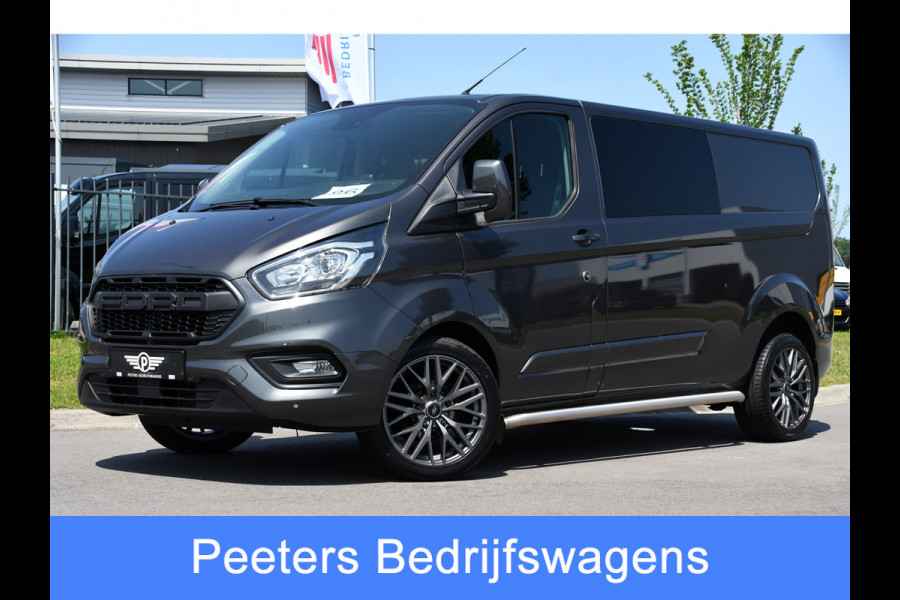 Ford Transit Custom 300 2.0 TDCI L2H1 Raptor Edition DC Limited Cruise, Carplay, NAVI, 130PK, Multimedia, Sensoren, Stoelverwarming, Uniek!
