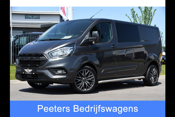 Ford Transit Custom 300 2.0 TDCI L2H1 Raptor Edition DC Limited Cruise, Carplay, NAVI, 130PK, Multimedia, Sensoren, Stoelverwarming, Uniek!