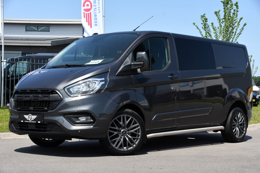 Ford Transit Custom 300 2.0 TDCI L2H1 Raptor Edition DC Limited Cruise, Carplay, NAVI, 130PK, Multimedia, Sensoren, Stoelverwarming, Uniek!