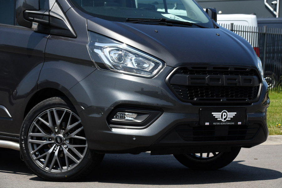 Ford Transit Custom 300 2.0 TDCI L2H1 Raptor Edition DC Limited Cruise, Carplay, NAVI, 130PK, Multimedia, Sensoren, Stoelverwarming, Uniek!