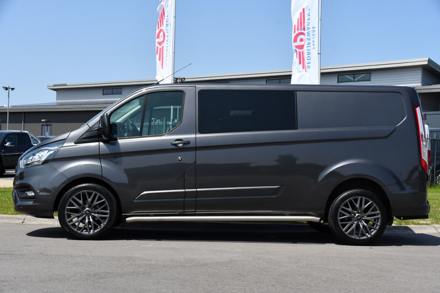 Ford Transit Custom 300 2.0 TDCI L2H1 Raptor Edition DC Limited Cruise, Carplay, NAVI, 130PK, Multimedia, Sensoren, Stoelverwarming, Uniek!