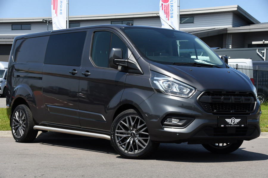 Ford Transit Custom 300 2.0 TDCI L2H1 Raptor Edition DC Limited Cruise, Carplay, NAVI, 130PK, Multimedia, Sensoren, Stoelverwarming, Uniek!