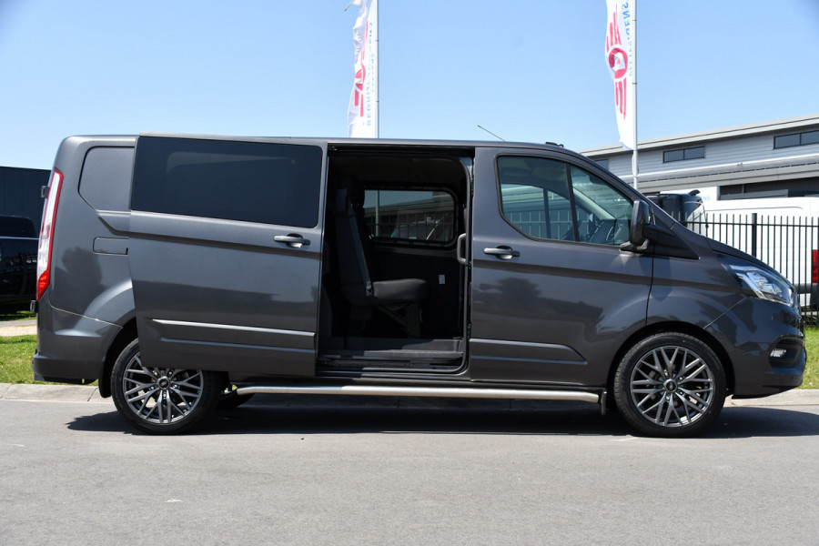 Ford Transit Custom 300 2.0 TDCI L2H1 Raptor Edition DC Limited Cruise, Carplay, NAVI, 130PK, Multimedia, Sensoren, Stoelverwarming, Uniek!
