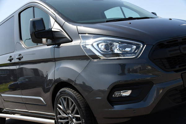 Ford Transit Custom 300 2.0 TDCI L2H1 Raptor Edition DC Limited Cruise, Carplay, NAVI, 130PK, Multimedia, Sensoren, Stoelverwarming, Uniek!