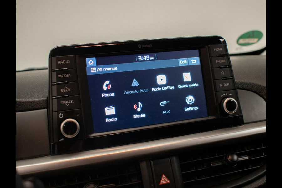 Kia Picanto 1.0 MPi BLACK EDITION Sport (APPLECAR PLAY,NAVI,LED,CAMERA,AIRCO,NIEUWE APK,NETTESTAAT)