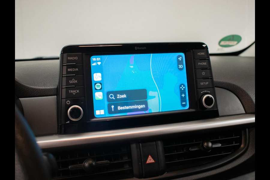 Kia Picanto 1.0 MPi BLACK EDITION Sport (APPLECAR PLAY,NAVI,LED,CAMERA,AIRCO,NIEUWE APK,NETTESTAAT)