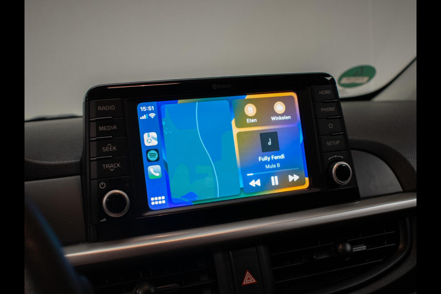 Kia Picanto 1.0 MPi BLACK EDITION Sport (APPLECAR PLAY,NAVI,LED,CAMERA,AIRCO,NIEUWE APK,NETTESTAAT)