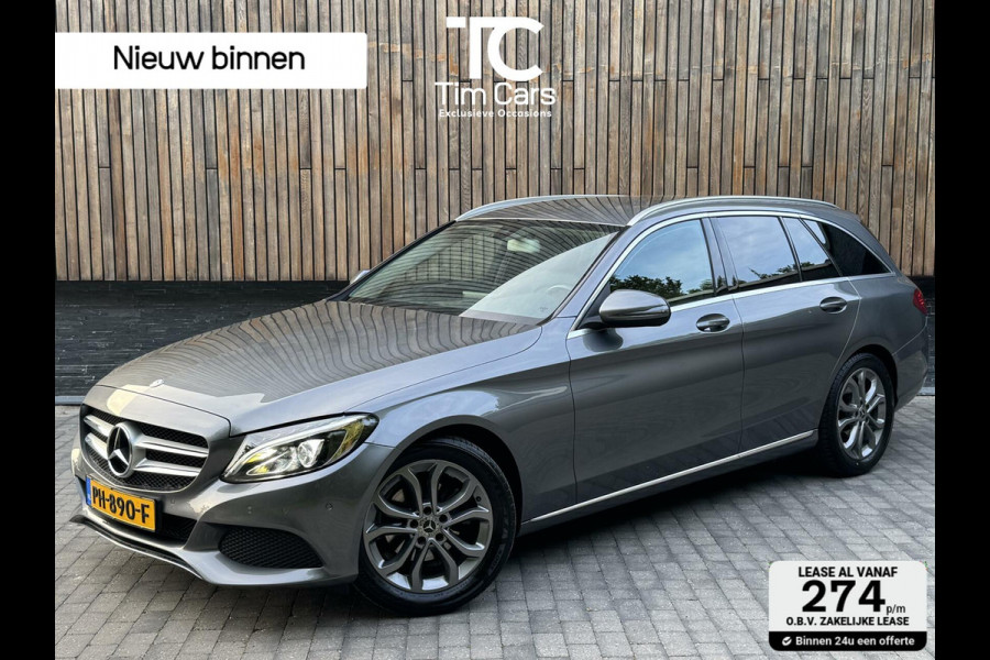 Mercedes-Benz C-Klasse Estate 180 Business Automaat Navigatiesysteem | Trekhaak | LED verlichting | Climate control | Cruise control | Getint glas | 17