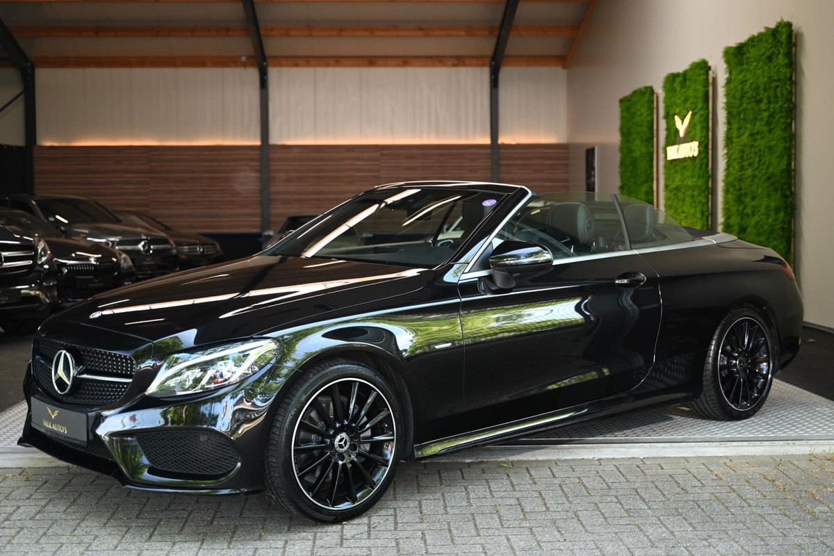 Mercedes-Benz C-Klasse Cabrio 180 Premium Plus AMG Styling - Night Edition - Airscarf - Leer - Camera - Stoelverwarming - Mercedes-Benz C-Klasse Cabrio 180 Premium Plus AMG Styling - Night Edition - Airscarf - Leer - Camera - Stoelverwarming -