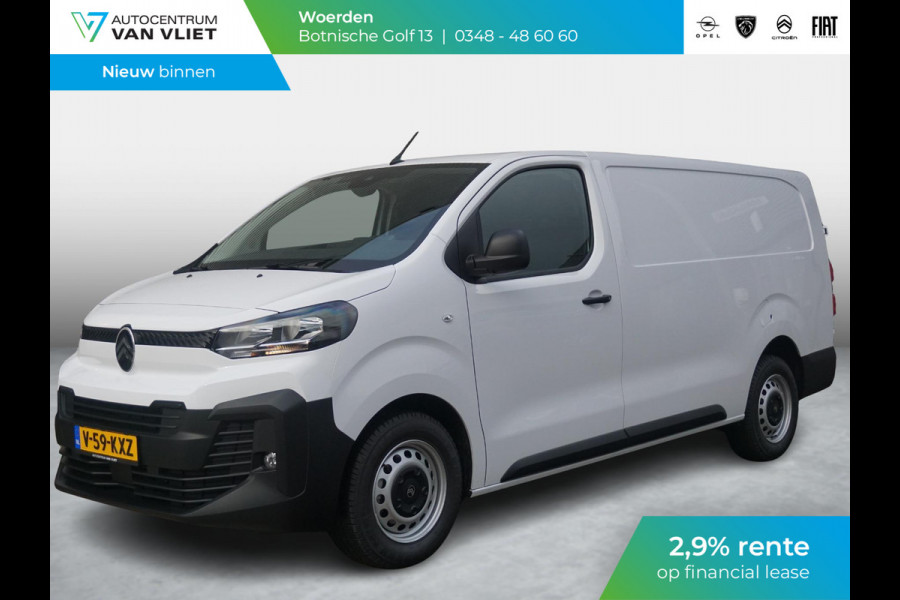 Citroën Jumpy L3 2.0D 145 Pk. | 2,9% rente | Navi incl. Apple Carplay | laadruimtebetimmering | camera | rijklaarprijs