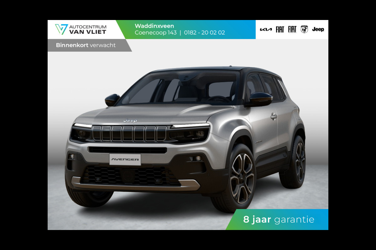 Jeep Avenger 1.2 e-Hybrid Summit | Winter Pack | Schuif/Kanteldak | Infotaiment&Convenience Pack | Bicolore Jeep Avenger 1.2 e-Hybrid Summit | Winter Pack | Schuif/Kanteldak | Infotaiment&Convenience Pack | Bicolore