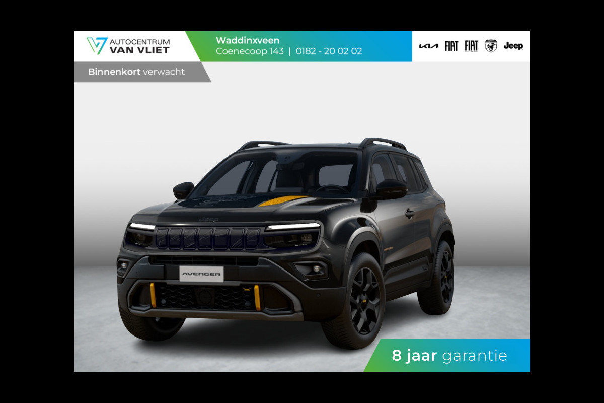 Jeep Avenger 1.2T 4xe The North Face | Clima | Apple Carplay | Adapt. Cruise | Elektr. A-Klep | Keyless | Navi | Stoel&Stuurverwarming Jeep Avenger 1.2T 4xe The North Face | Clima | Apple Carplay | Adapt. Cruise | Elektr. A-Klep | Keyless | Navi | Stoel&Stuurverwarming