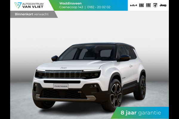 Jeep Avenger e-Hybrid Altitude | Automaat | Clima | Adapt. Cruise | 17" | PDC | Camera | Schuif/Kanteldak | Bicolore