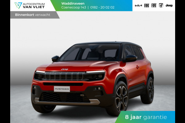 Jeep Avenger e-Hybrid Altitude | Automaat | Clima | Adapt. Cruise | 17" | PDC | Camera | Schuif/Kanteldak | Bicolore