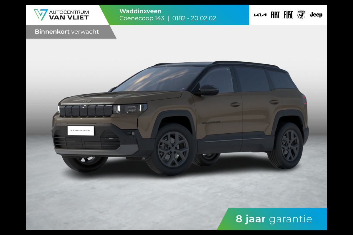 Jeep Compass 1.2 e-Hybrid First Edition | Adapt. Cruise | Camera | Carplay | 18" | Elektr. A-Klep | Navi | Winter Pack