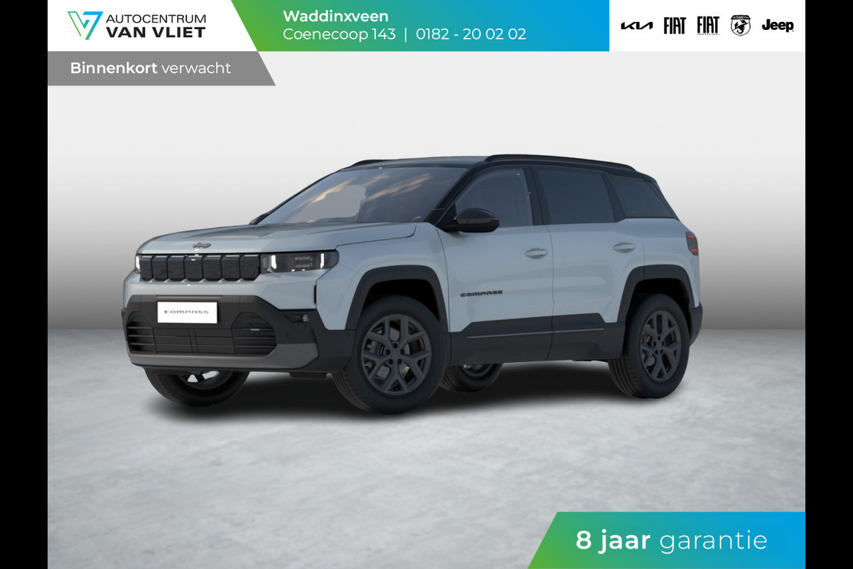 Jeep Compass 1.2 e-Hybrid First Edition | Adapt. Cruise | Camera | Carplay | 18" | Elektr. A-Klep | Navi | Winter Pack Jeep Compass 1.2 e-Hybrid First Edition | Adapt. Cruise | Camera | Carplay | 18" | Elektr. A-Klep | Navi | Winter Pack