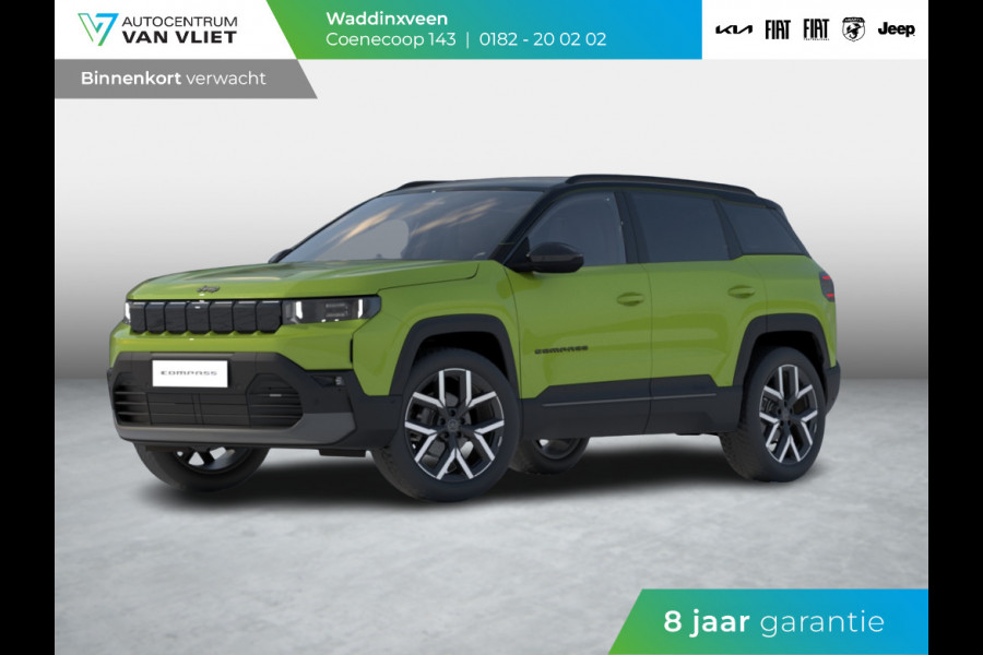 Jeep Compass First Edition 74 kWh | Adapt. Cruise | Camera | Carplay | 20" | Elektr. A-Klep | Navi | Winter Pack