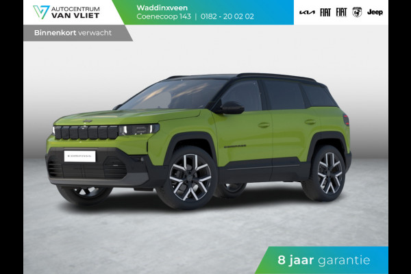 Jeep Compass First Edition 74 kWh | Adapt. Cruise | Camera | Carplay | 20" | Elektr. A-Klep | Navi | Winter Pack