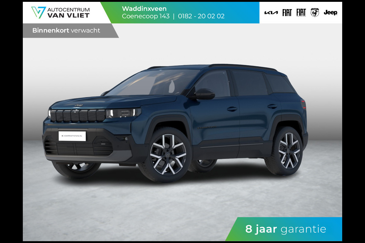 Jeep Compass First Edition 74 kWh | Adapt. Cruise | Camera | Carplay | 20" | Elektr. A-Klep | Navi | Winter Pack Jeep Compass First Edition 74 kWh | Adapt. Cruise | Camera | Carplay | 20" | Elektr. A-Klep | Navi | Winter Pack