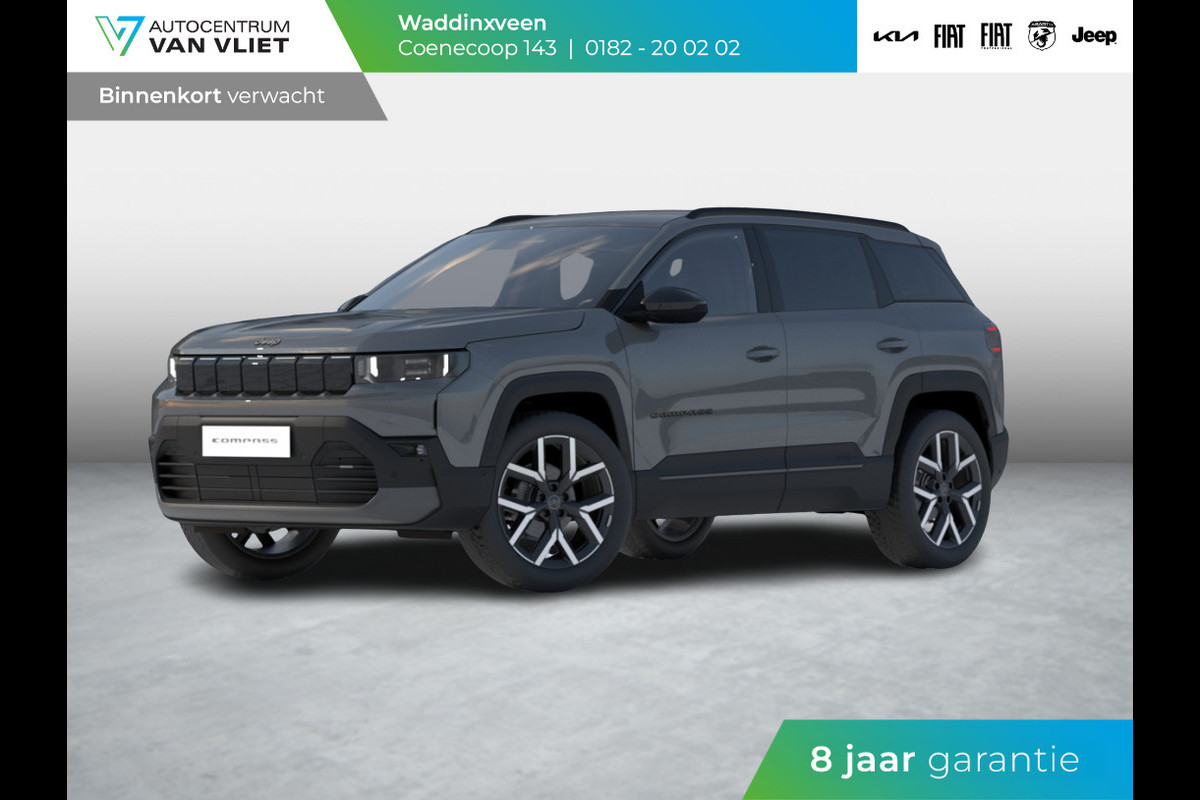 Jeep Compass First Edition 74 kWh | Adapt. Cruise | Camera | Carplay | 20" | Elektr. A-Klep | Navi | Winter Pack Jeep Compass First Edition 74 kWh | Adapt. Cruise | Camera | Carplay | 20" | Elektr. A-Klep | Navi | Winter Pack