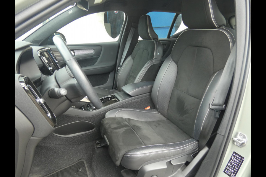 Volvo XC40 Recharge P8 AWD R-Design | SAGE GREEN | SOH 91% | ACHTERUITRIJCAMERA | WARMTEPOMP |