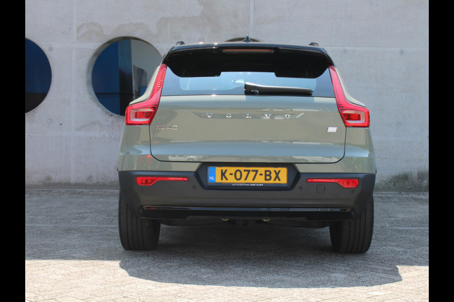 Volvo XC40 Recharge P8 AWD R-Design | SAGE GREEN | SOH 91% | ACHTERUITRIJCAMERA | WARMTEPOMP |