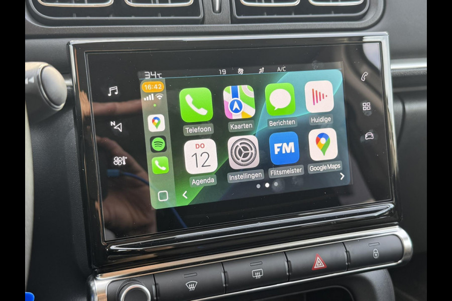 Citroën C3 1.2 PureTech C-Series Navigatie Clima Cruise Carplay Led Lm velgen