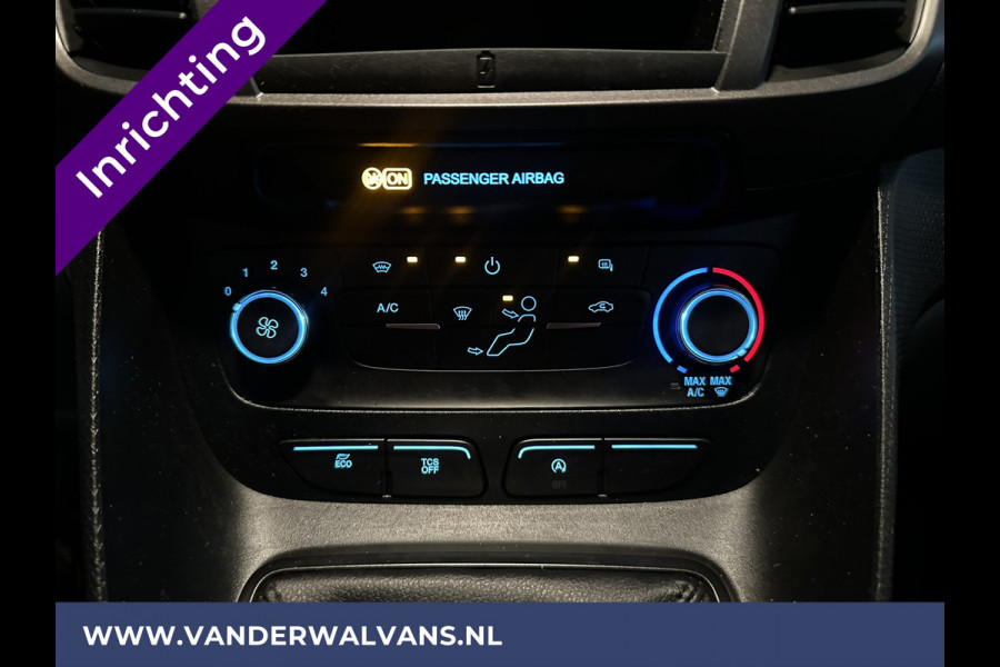 Ford Transit Connect 1.5 EcoBlue 100pk L2H1 inrichting Euro6 Airco | Camera | Navigatie | Trekhaak | Sidebars, Parkeersensoren, Cruisecontrol