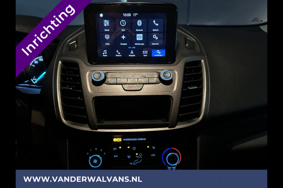 Ford Transit Connect 1.5 EcoBlue 100pk L2H1 inrichting Euro6 Airco | Camera | Navigatie | Trekhaak | Sidebars, Parkeersensoren, Cruisecontrol