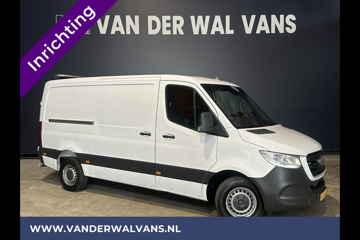 Mercedes-Benz Sprinter 319 CDI 191pk 3.0L V6 L2H1 3500kg Trekhaak Inrichting Euro6 Airco | Omvormer | Camera | Apple Carplay Android Auto, Cruisecontrol, Parkeersensoren Mercedes-Benz Sprinter 319 CDI 191pk 3.0L V6 L2H1 3500kg Trekhaak Inrichting Euro6 Airco | Omvormer | Camera | Apple Carplay Android Auto, Cruisecontrol, Parkeersensoren