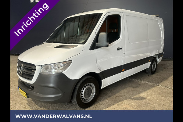Mercedes-Benz Sprinter 319 CDI 191pk 3.0L V6 L2H1 3500kg Trekhaak Inrichting Euro6 Airco | Omvormer | Camera | Apple Carplay Android Auto, Cruisecontrol, Parkeersensoren