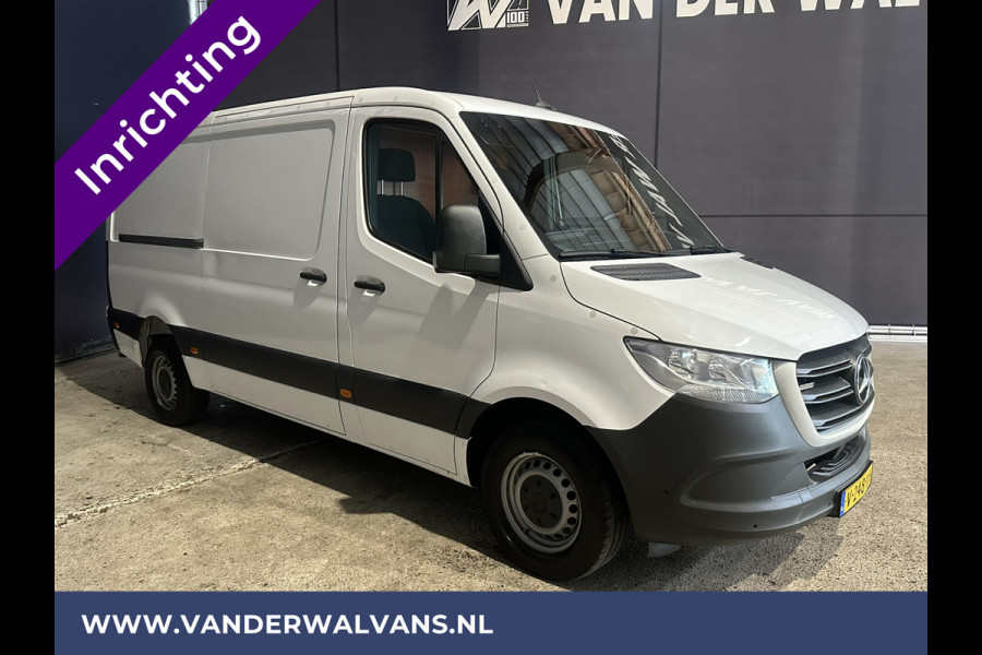 Mercedes-Benz Sprinter 319 CDI 191pk 3.0L V6 L2H1 3500kg Trekhaak Inrichting Euro6 Airco | Omvormer | Camera | Apple Carplay Android Auto, Cruisecontrol, Parkeersensoren