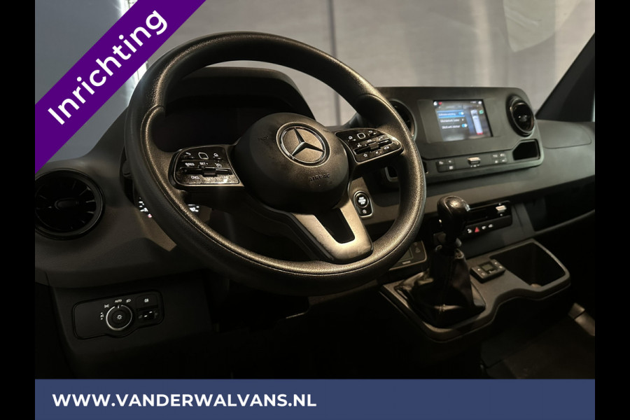 Mercedes-Benz Sprinter 319 CDI 191pk 3.0L V6 L2H1 3500kg Trekhaak Inrichting Euro6 Airco | Omvormer | Camera | Apple Carplay Android Auto, Cruisecontrol, Parkeersensoren