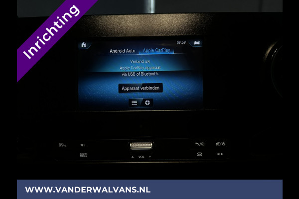 Mercedes-Benz Sprinter 319 CDI 191pk 3.0L V6 L2H1 3500kg Trekhaak Inrichting Euro6 Airco | Omvormer | Camera | Apple Carplay Android Auto, Cruisecontrol, Parkeersensoren
