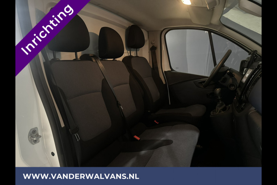 Opel Vivaro 1.6 CDTI 126pk L2H1 Inrichting Euro6 Airco | Camera | Navigatie | LED | Trekhaak | Cruisecontrol Parkeersensoren, Bijrijdersbank