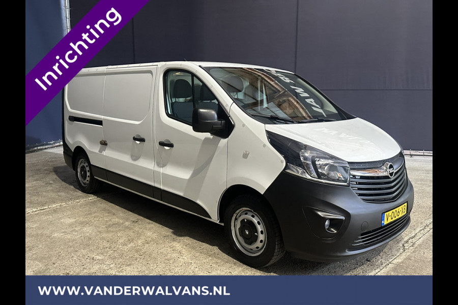 Opel Vivaro 1.6 CDTI 126pk L2H1 Inrichting Euro6 Airco | Camera | Navigatie | LED | Trekhaak | Cruisecontrol Parkeersensoren, Bijrijdersbank