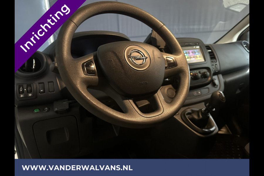 Opel Vivaro 1.6 CDTI 126pk L2H1 Inrichting Euro6 Airco | Camera | Navigatie | LED | Trekhaak | Cruisecontrol Parkeersensoren, Bijrijdersbank
